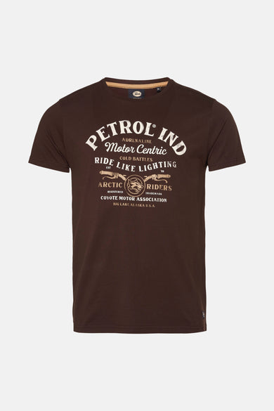 T-shirt met korte mouwen - bruin