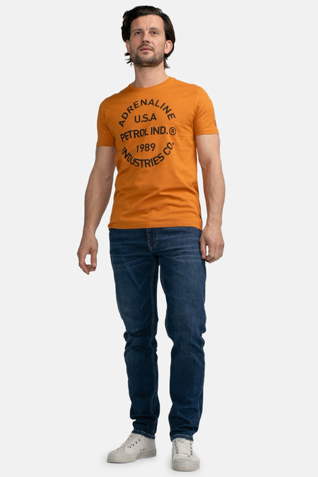 T-shirt (korte mouwen) Oranje - Petrol Industries®
