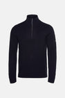 Pull met ronde hals - blauw