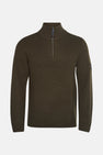 Pull met ronde hals - groen