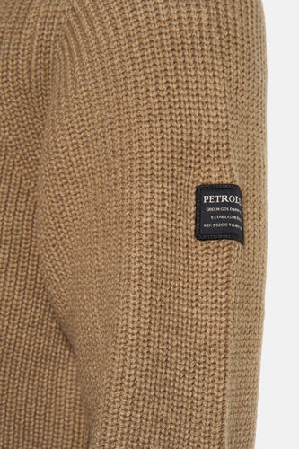 Pull met ronde hals - ecru - Petrol Industries®