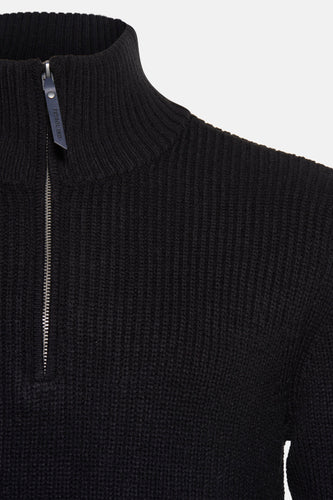 Pull met ronde hals - zwart - Petrol Industries®