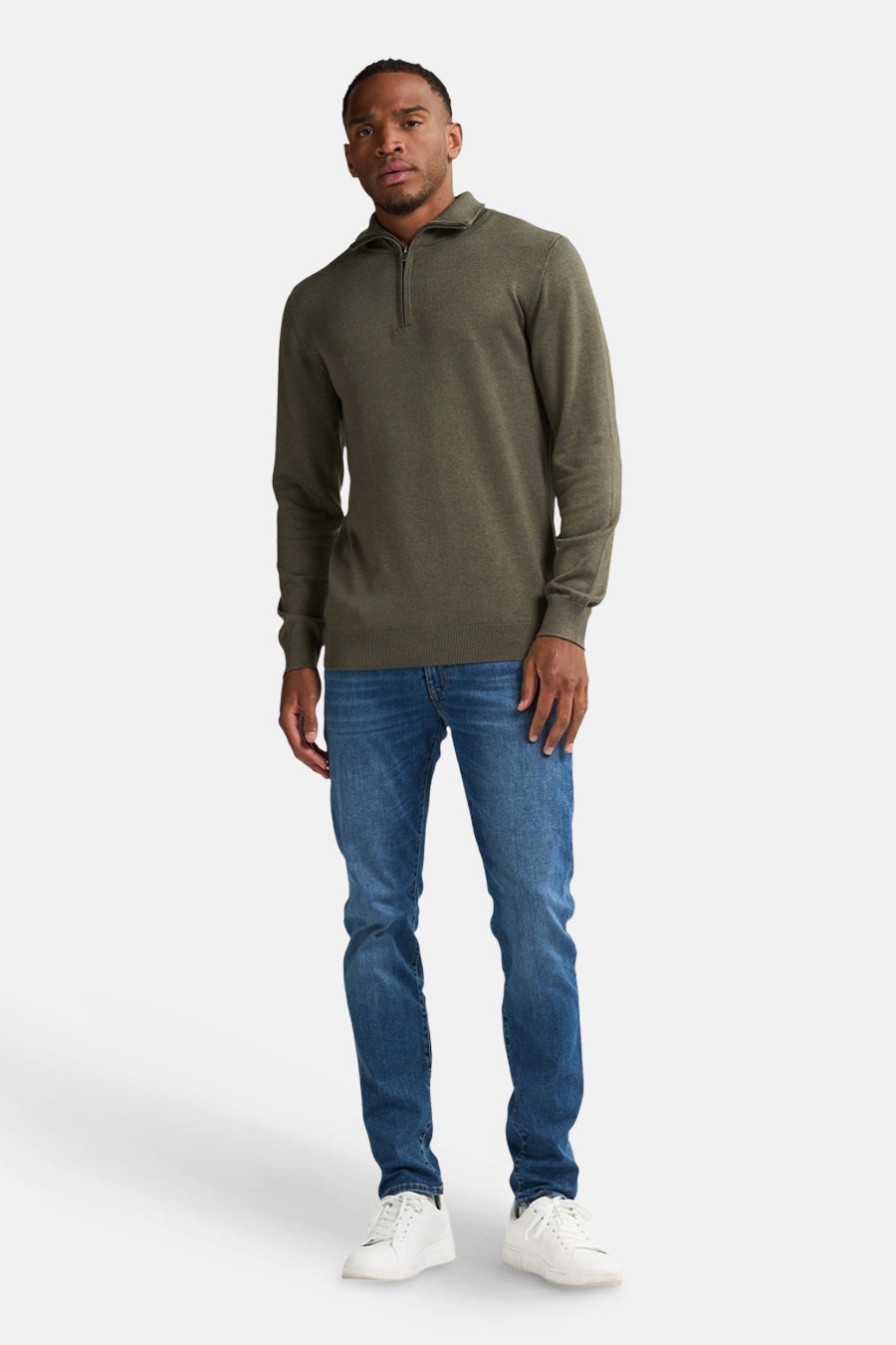 Pull met ronde hals - groen - Petrol Industries®