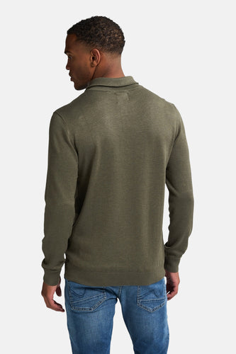 Pull met ronde hals - groen - Petrol Industries®