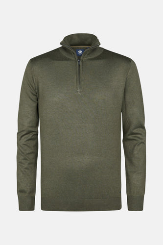 Pull met ronde hals - groen - Petrol Industries®