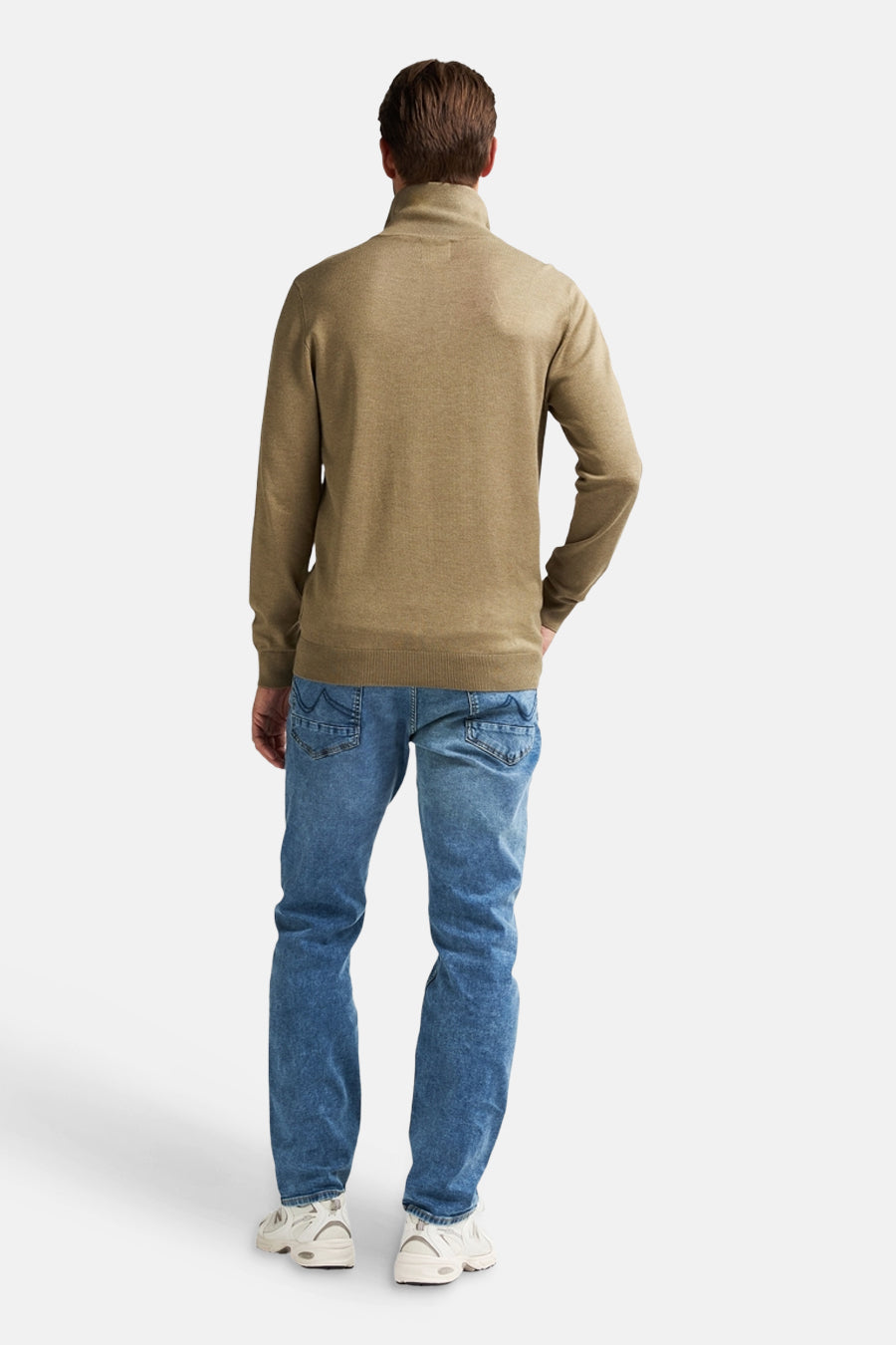 Pull met ronde hals - beige - Petrol Industries®