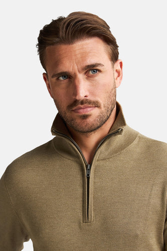 Pull met ronde hals - beige - Petrol Industries®