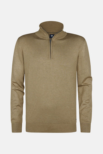 Pull met ronde hals - beige - Petrol Industries®
