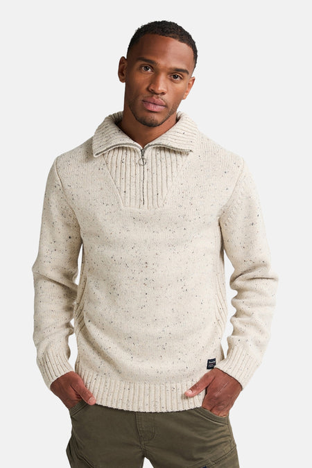 Pull col O blanc - Petrol Industries®
