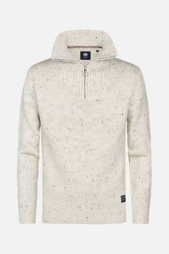 Pull à col rond - écru - Petrol Industries®