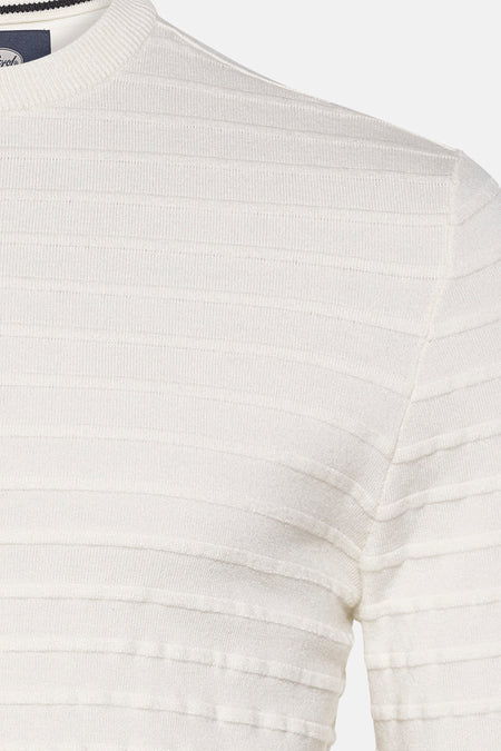 Pull met ronde hals - Wit