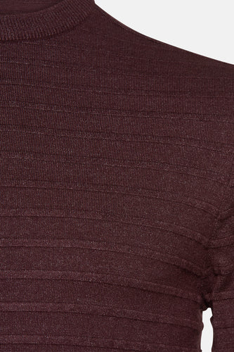 Pull à col rond - bordeaux - Petrol Industries®