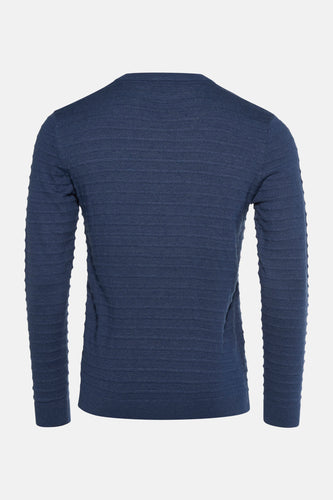 Pull à col rond - bleu - Petrol Industries®