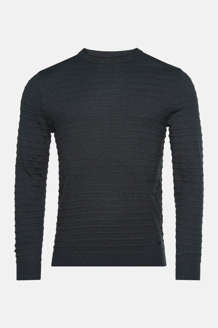 Pull met ronde hals - groen