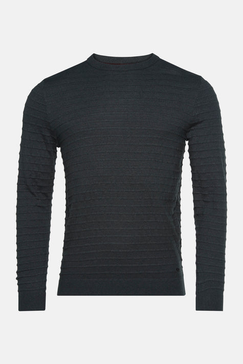 Pull met ronde hals - groen