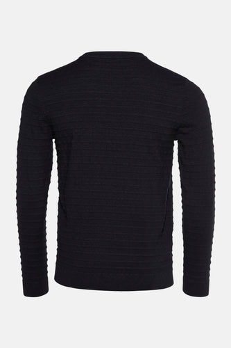 Pull à col rond - noir