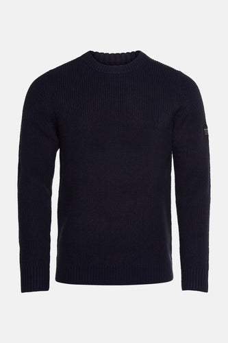 Pull à col rond - bleu