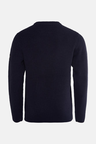 Pull à col rond - bleu - Petrol Industries®