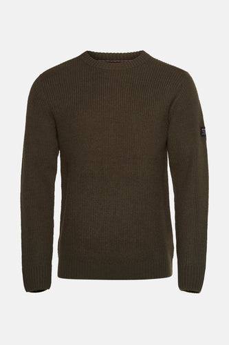 Pull à col rond - Kaki - Petrol Industries®