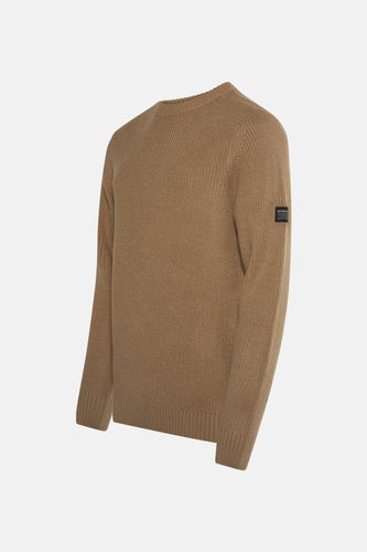 Pull à col rond - Beige - Petrol Industries®