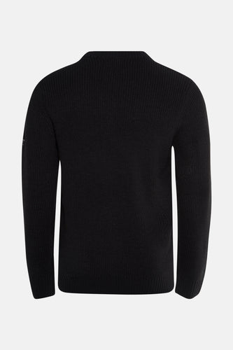 Pull à col rond - noir