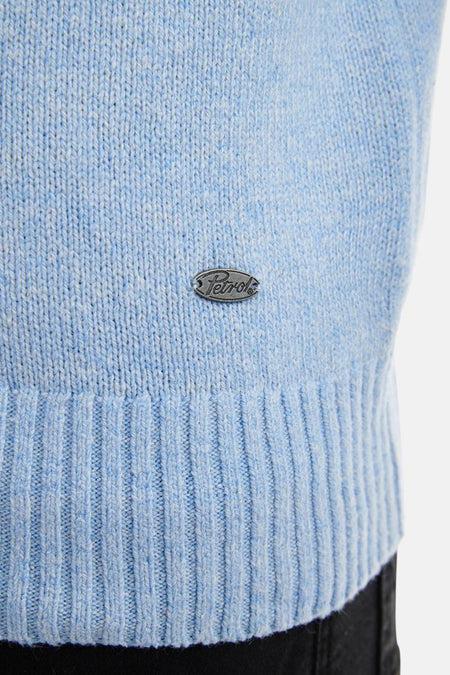 Trui met ronde hals blauw - Petrol Industries®