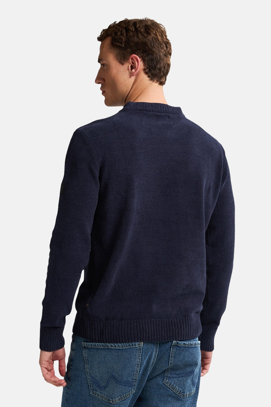 Pull à col rond - bleu - Petrol Industries®