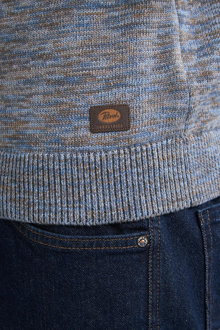 Trui met ronde hals blauw - Petrol Industries®