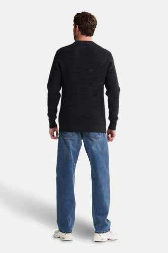 Pull met ronde hals - zwart - Petrol Industries® - 9