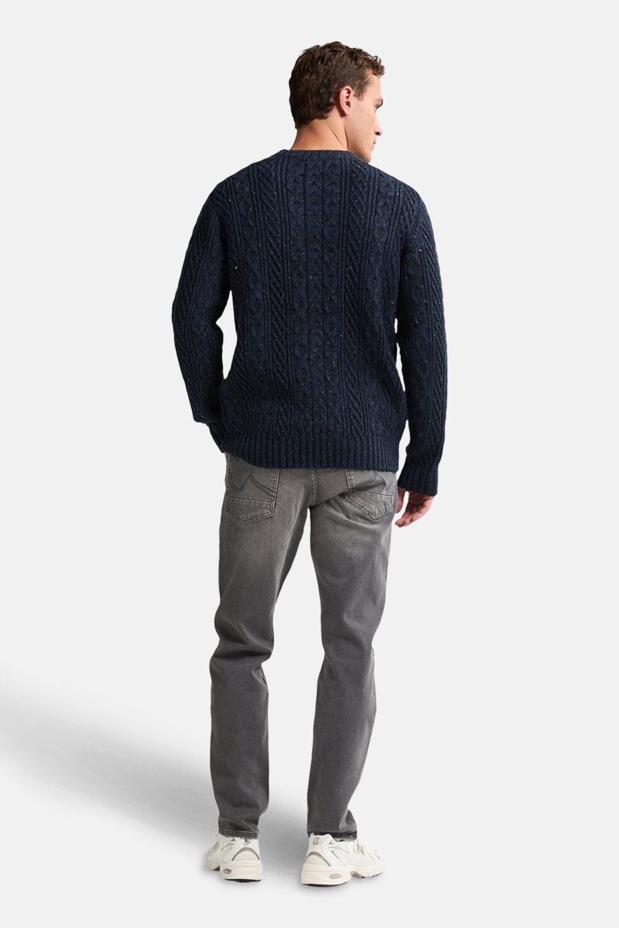 Trui met ronde hals blauw - Petrol Industries®