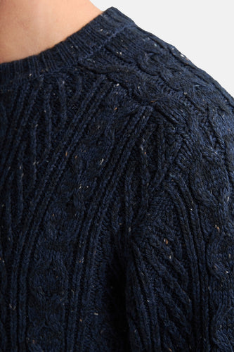 Trui met ronde hals blauw - Petrol Industries®