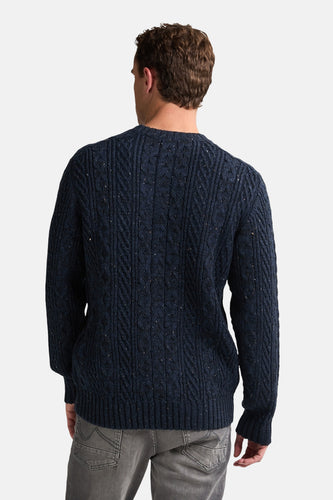 Trui met ronde hals blauw - Petrol Industries®