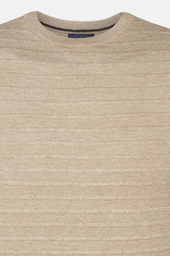 Pull à col rond - beige - Petrol Industries®