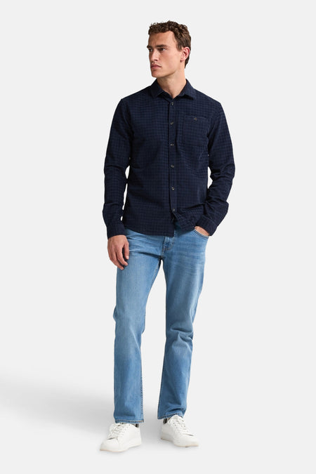 Hemd met lange mouwen - blauw