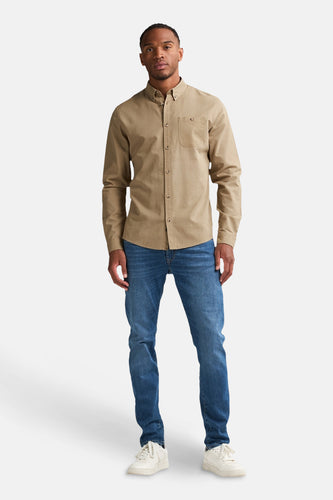 Hemd (lange mouwen) beige - Petrol Industries®