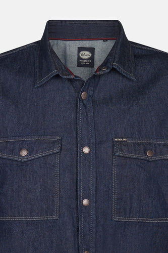 Hemd met lange mouwen - Dark blue denim