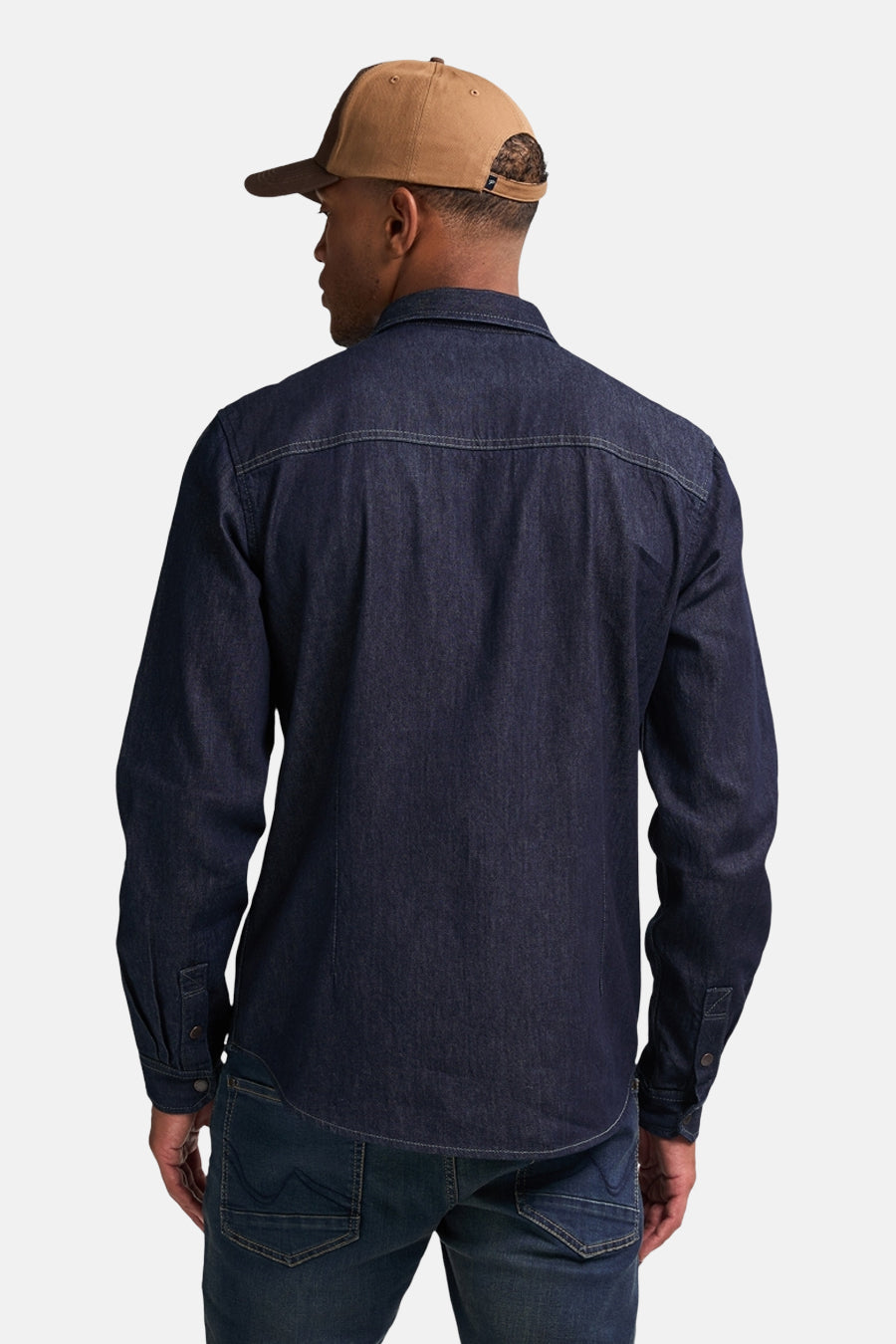 Hemd met lange mouwen - Dark blue denim