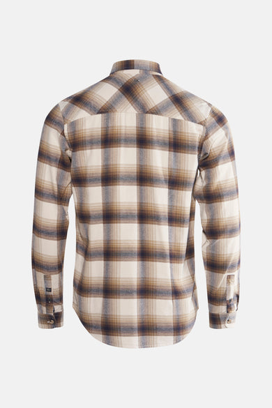 Chemise multicolore à longues manches de Petrol Industries®, avec un motif de carreaux sur le dos.