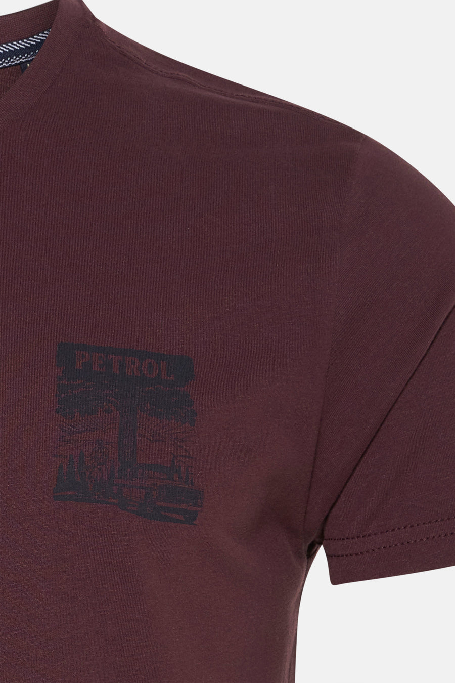 T-shirt à manches courtes - bordeaux - Petrol Industries®