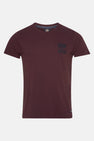 T-shirt à manches courtes - bordeaux