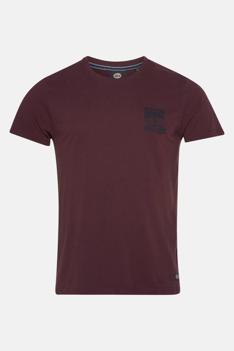T-shirt (manches courtes) Bordeaux - Petrol Industries®
