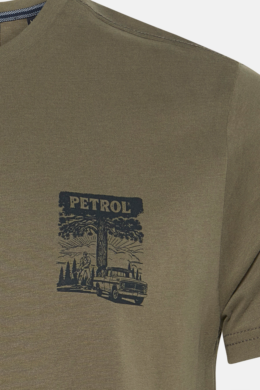 T-shirt à manches courtes - Kaki - Petrol Industries®