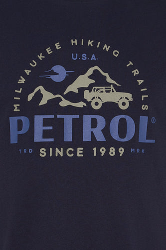 T-shirt à manches courtes - bleu - Petrol Industries®