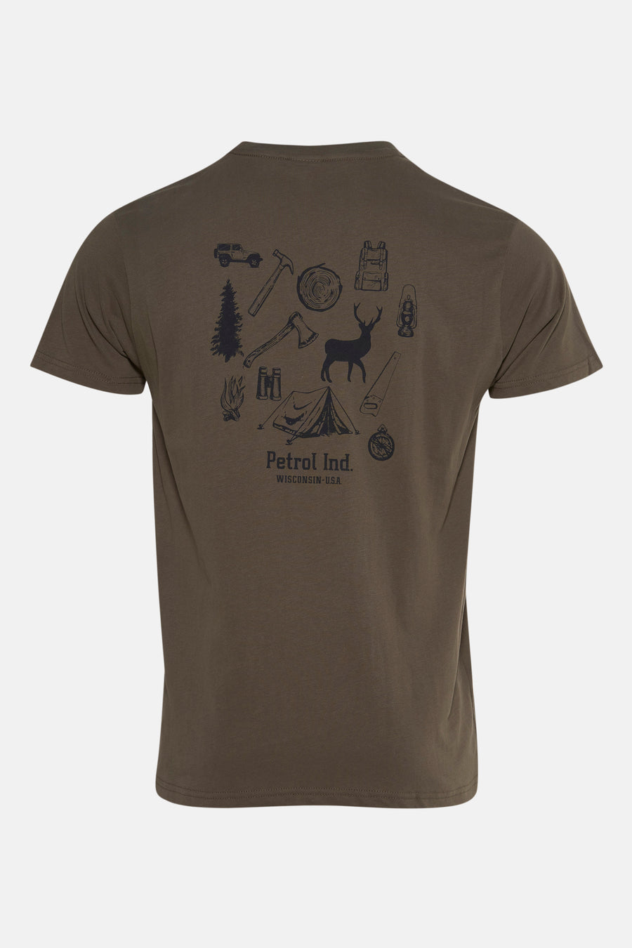 T-shirt à manches courtes - vert - Petrol Industries®