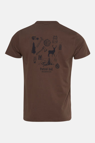 T-shirt à manches courtes - brun - Petrol Industries®