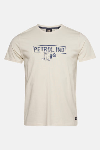 T-shirt met korte mouwen - Ecru