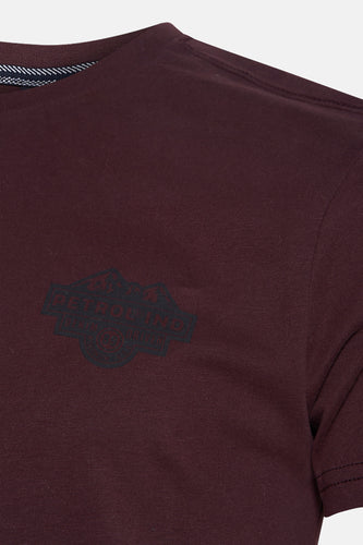 T-shirt à manches courtes - bordeaux - Petrol Industries®