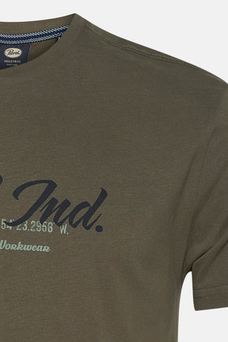 T-shirt à manches courtes - Kaki - Petrol Industries®