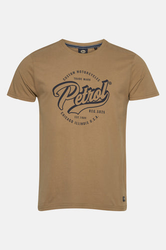 T-shirt met korte mouwen - beige - Petrol Industries®
