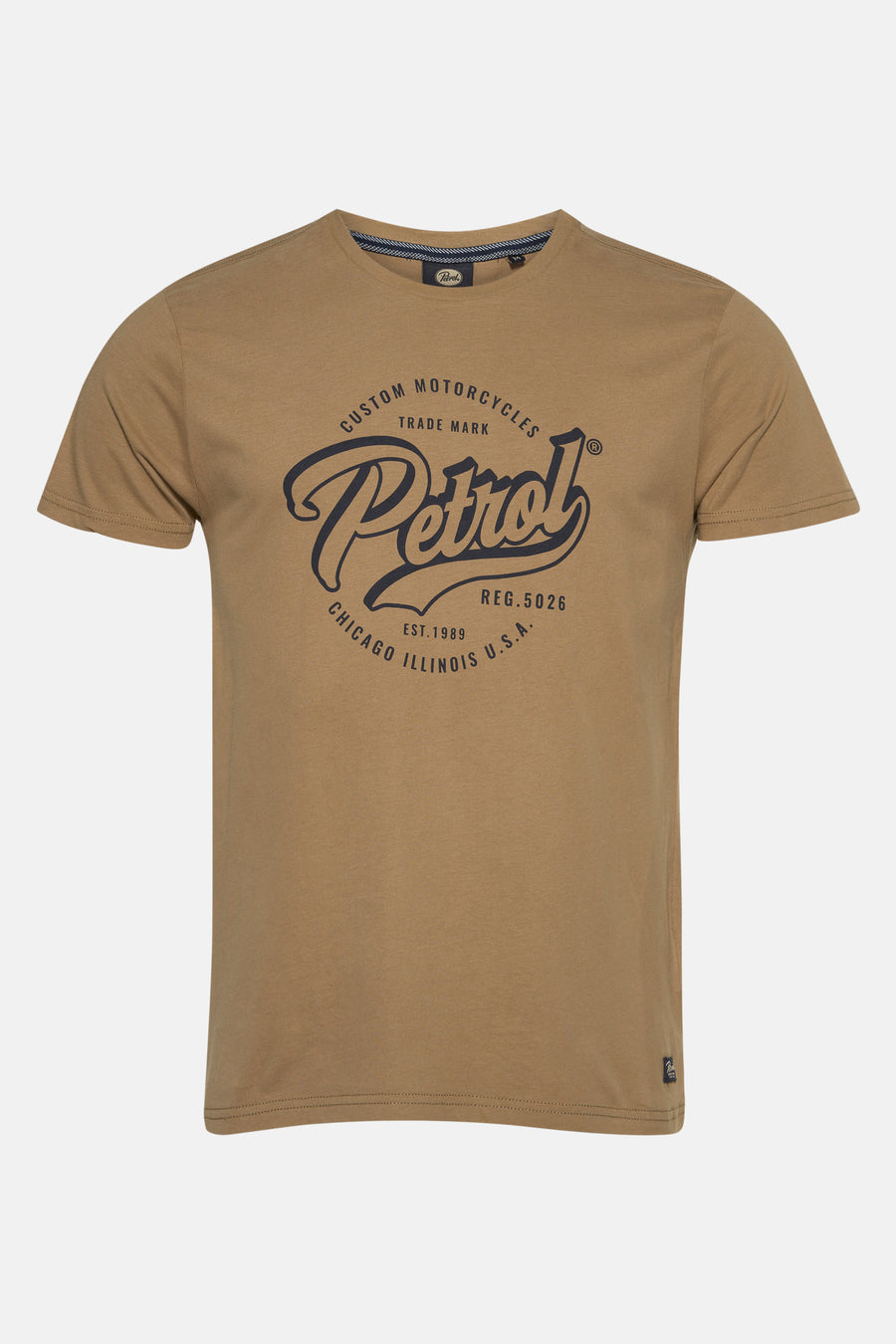 T-shirt met korte mouwen - beige - Petrol Industries®